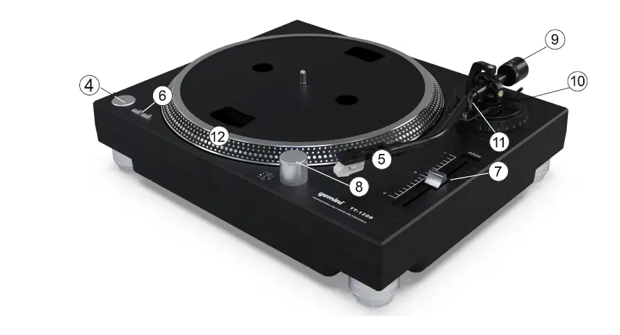 gemini-TT-1200-Belt-Drive -Turn-FIG-3