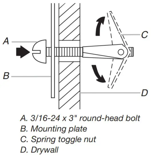 Whirlpool YAMV2307PFS Microwave Hood - Drill Holes