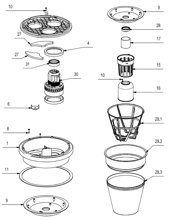 V TUF XR11000 High Performance Wet and Dry Industrial Vacuum Cleaner - fig 2