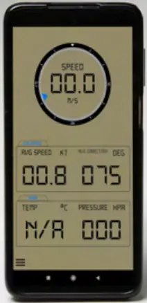 CALYPSO 34165 AnemoTracker App - Ballistics Mode