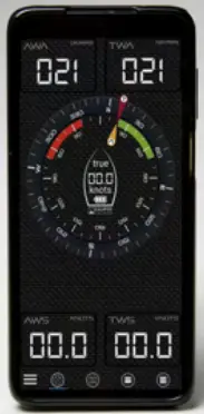 CALYPSO 34165 AnemoTracker App - Sailing Mode