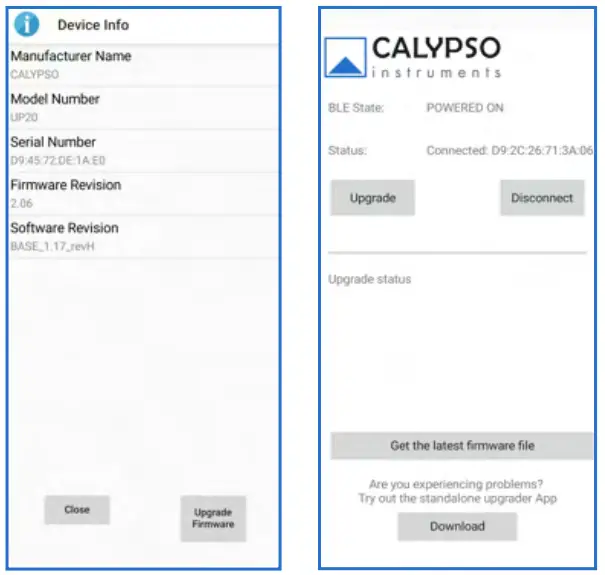 CALYPSO 34165 AnemoTracker App - firmware
