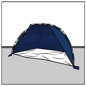 RUKKET Tent100 Sports Glow-Nana Beach Tent Canopy - fig6