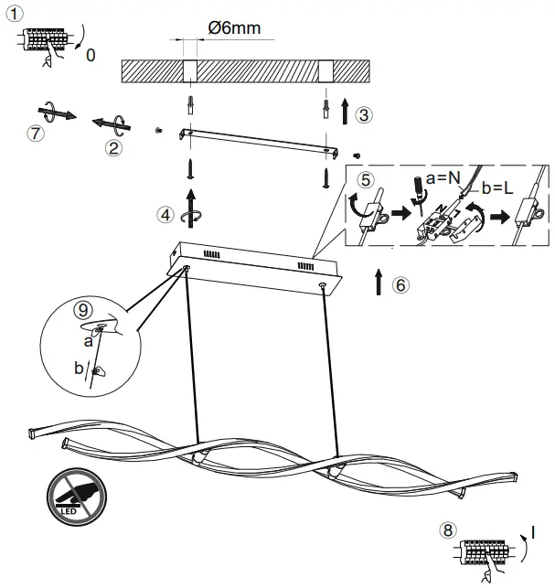 Paul Neuhaus 9142 LED Pendant Light -fig3