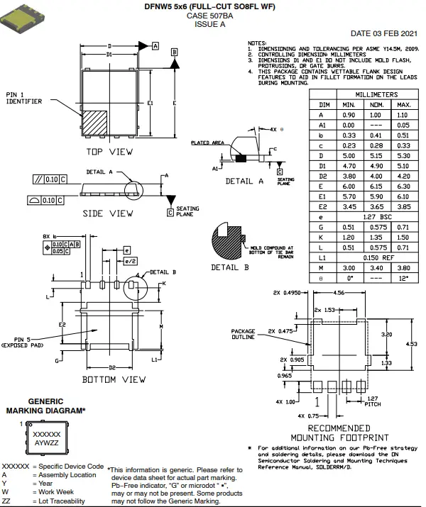 onsemi NVMFS3D6N10MCLT1G MOSFET Power Single N-Channel-fig7