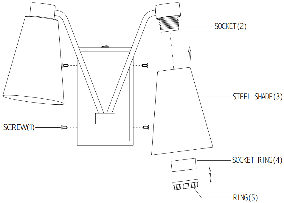 SAVOY HOUSE M90076MBKNB 2 Light Wall Sconce