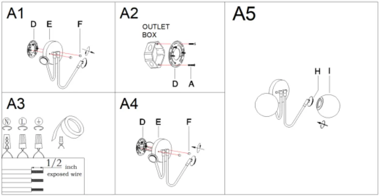 ZEVNI A04409 Mordy 16 Inch Wide Brass LED Vanity Light 04