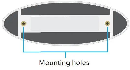 NETGEAR RBKWM Wall-Mounting Kit - Mounting holes