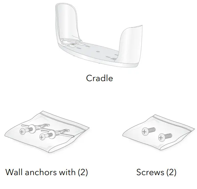 NETGEAR RBKWM Wall-Mounting Kit - Package contents 2
