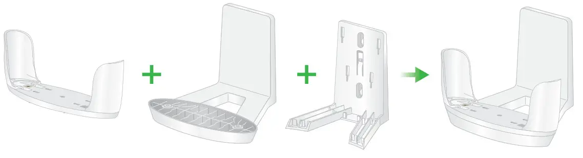 NETGEAR RBKWM Wall-Mounting Kit - Wall moun