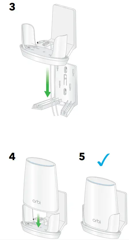 NETGEAR RBKWM Wall-Mounting Kit - smaller Orbi products 1
