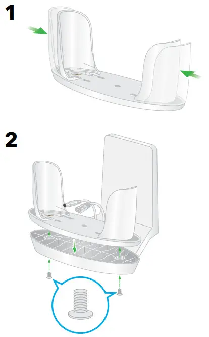 NETGEAR RBKWM Wall-Mounting Kit - smaller Orbi products