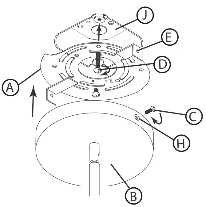 HINKLEY 30074 Cedric 2 lt 13 Inch Pendant - DRAWING 2