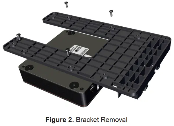biamp MODENA Node X 100 Wireless Presentation Systems - Bracket Removal