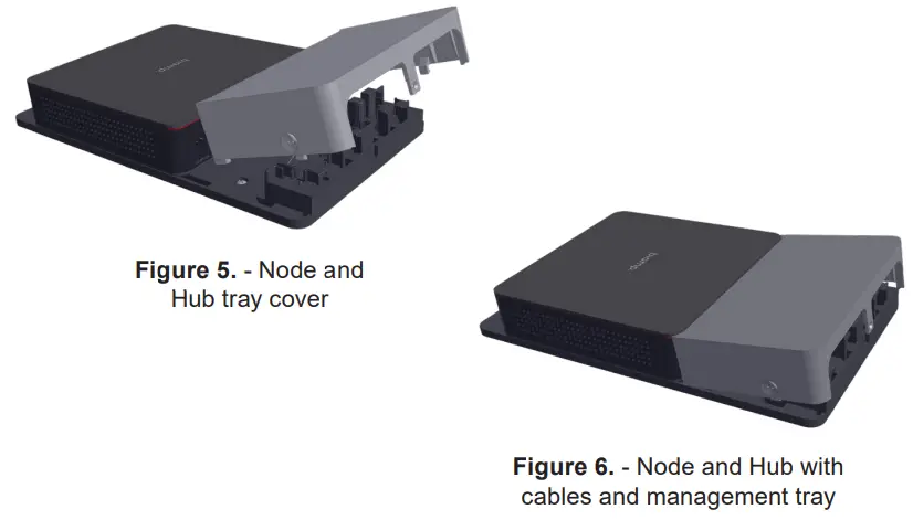 biamp MODENA Node X 100 Wireless Presentation Systems - Hub tray cover