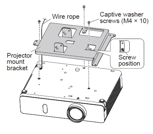 Panasonic-ET-PKV400B-Projector-Mount-Bracket-FIG-11