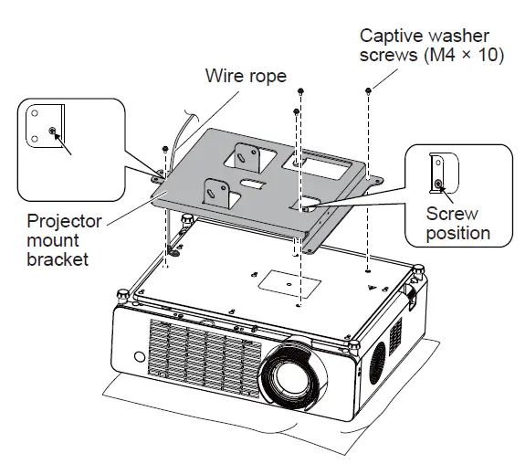Panasonic-ET-PKV400B-Projector-Mount-Bracket-FIG-12