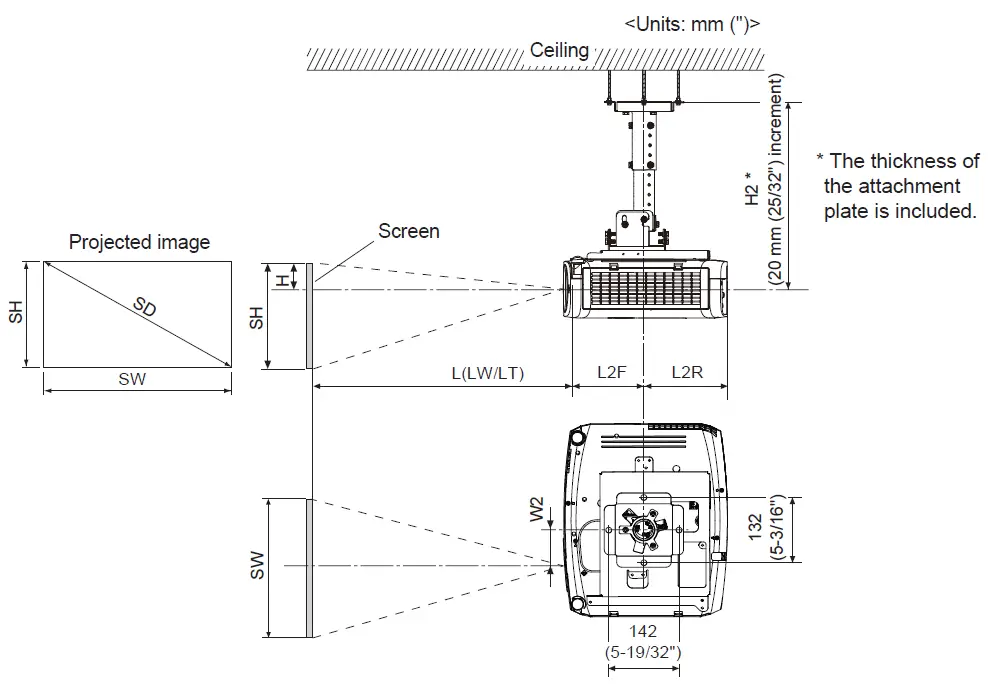 Panasonic-ET-PKV400B-Projector-Mount-Bracket-FIG-3