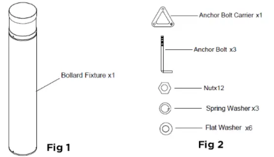 Premium-Spec-Selectable-LED-Round-Bollard-Instruction-FIG-1