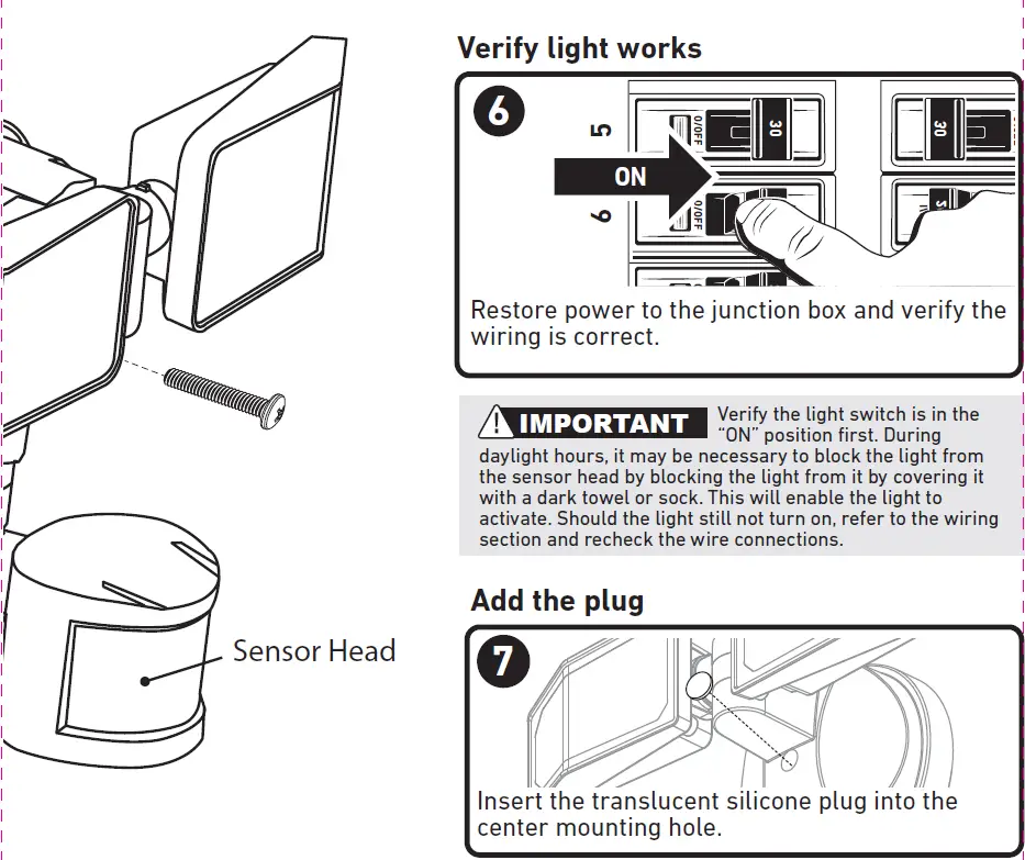 Good Earth Lighting SE1296-BP2-02LF1-G IP65 Motion-Activated Security Light 10