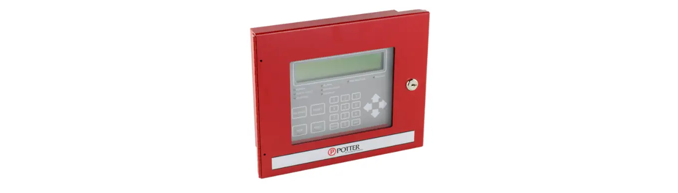 Potter Ra-6500f Flush Mount Lcd Annunciator Instruction Manual
