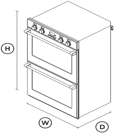 Fisher and Paykel WODV3-30 Double Oven B
