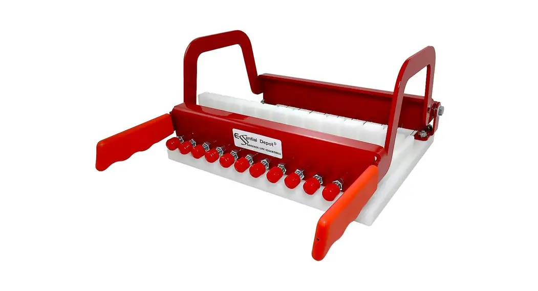 Essential Depot Red Soap Cutter Perfectly Cut 1 Inch Bar Instruction Manual
