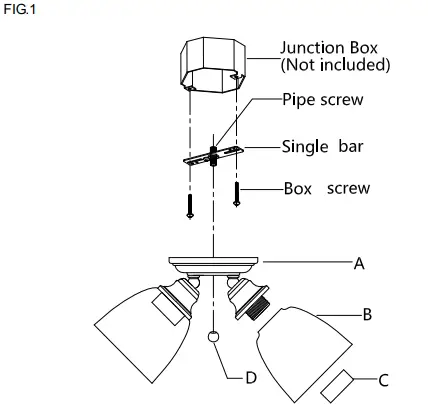 Livex-46339-Lighting-2-Light-Steel-Semi-Flush-fig-1