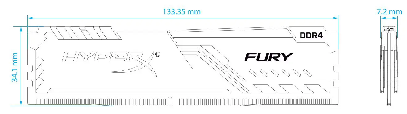 HYPERX HX434C16FB3K2 32 RAM Memory User Guide - MODULE WITH HEAT SPREADER