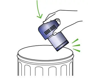 dyson N547 Cordless Vacuum Cleaner- Holding