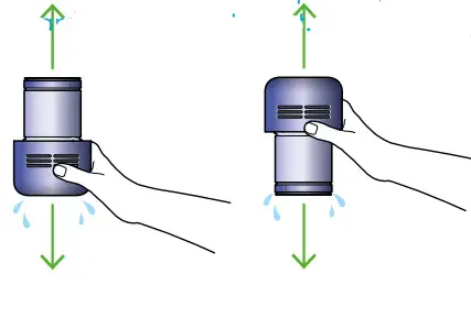 dyson N547 Cordless Vacuum Cleaner- downwards