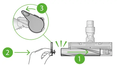 dyson N547 Cordless Vacuum Cleaner- end cap