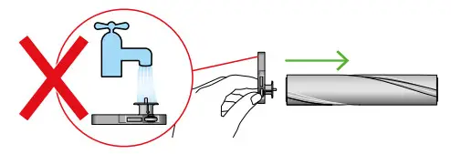 dyson N547 Cordless Vacuum Cleaner- wash the end cap