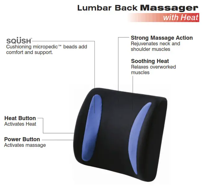 Homedics BK-L100 Lumbar Back Massager 1