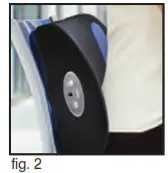 Homedics BK-L100 Lumbar Back Massager - Adaptor Instructions fig 2