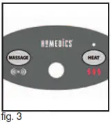 Homedics BK-L100 Lumbar Back Massager - Adaptor Instructions fig 3