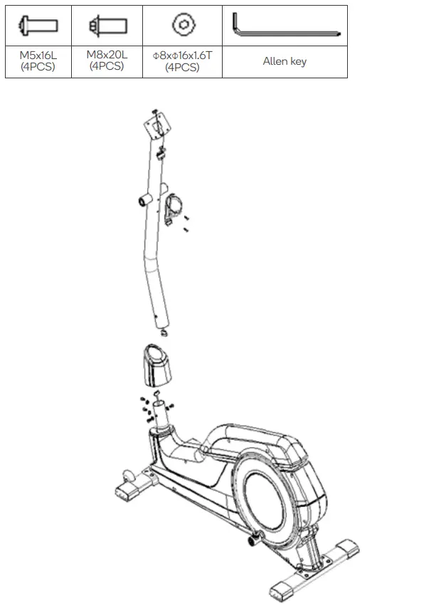 FORTIS FSAEXT380AA Automatic Variable Resistance Magnetic Flywheel Elliptical Cross Trainer - FIGURE 3