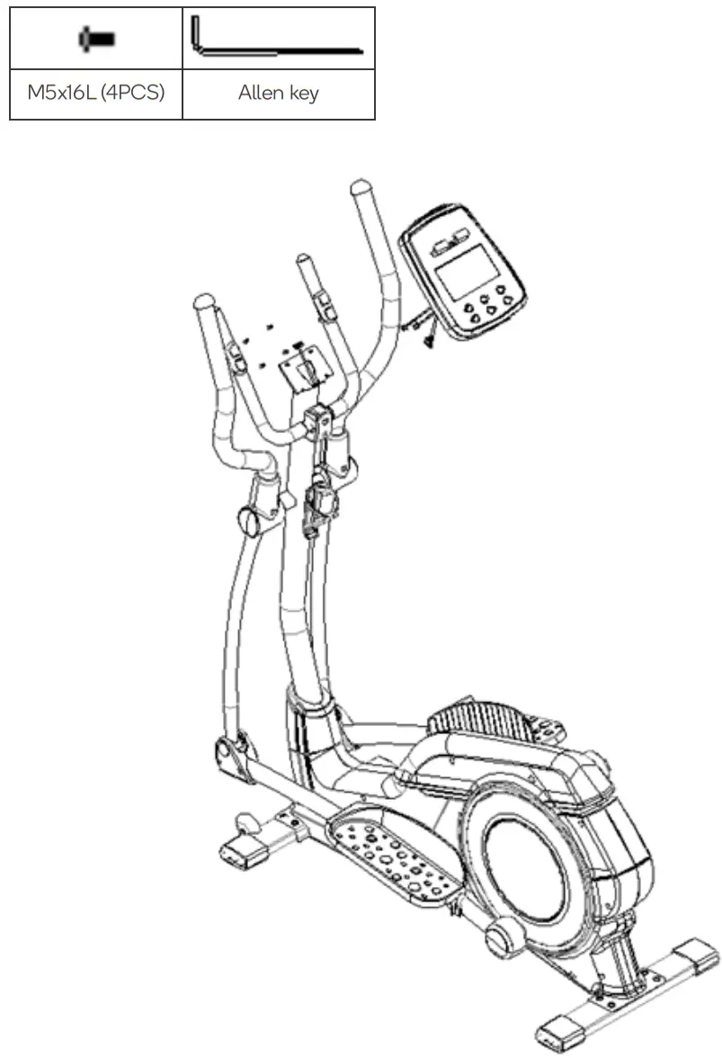 FORTIS FSAEXT380AA Automatic Variable Resistance Magnetic Flywheel Elliptical Cross Trainer - FIGURE 8