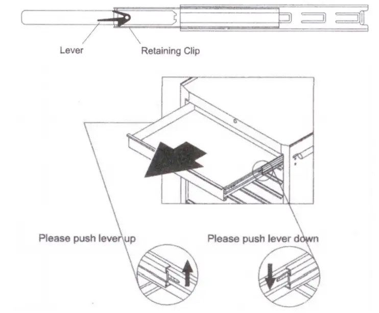 CERTA CTTSCT5DRWA Toolbox Storage Cabinet Trolley 5 Drawer - ASSEMBLY6