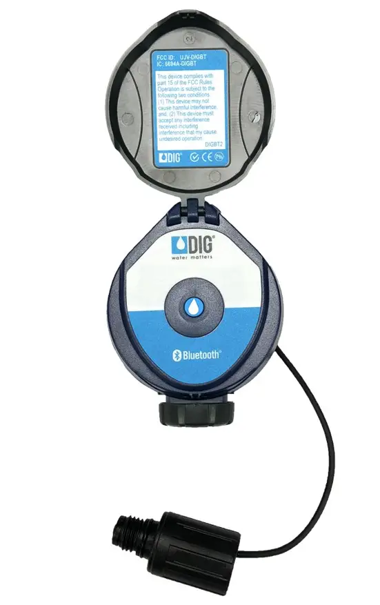 DIG 410BT Series 410BT-000 Bluetooth Battery Powered Irrigation Controller