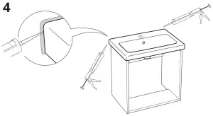 IKEA TVALLEN 64x33x5 cm Single Wash Basin - fig11