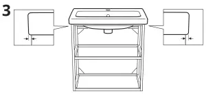 IKEA TVALLEN 64x33x5 cm Single Wash Basin - fig17
