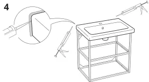IKEA TVALLEN 64x33x5 cm Single Wash Basin - fig21
