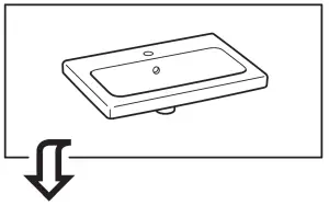 IKEA TVALLEN 64x33x5 cm Single Wash Basin - fig22
