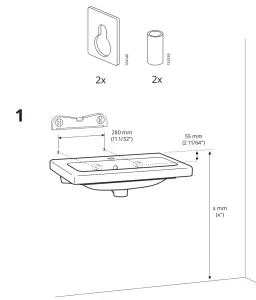 IKEA TVALLEN 64x33x5 cm Single Wash Basin - fig28