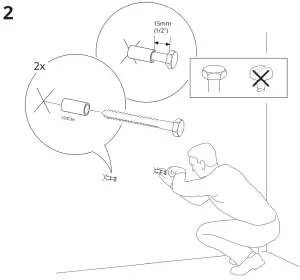 IKEA TVALLEN 64x33x5 cm Single Wash Basin - fig29