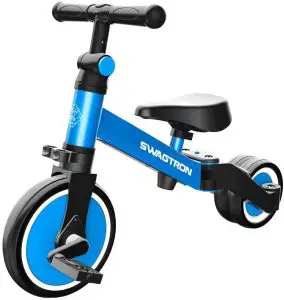 SWAGTRON K7 3-in-1 Balance Bike & Tricycle