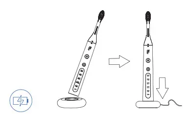FLEXFORCE P20U1 Stack Tufting Power Brush-Chargeing