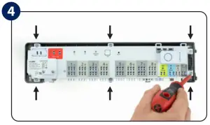 SALUS Zigbee Network Wireless Wiring Centre KL08RF 24V - MOUNTING4