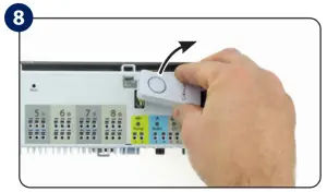 SALUS Zigbee Network Wireless Wiring Centre KL08RF 24V - MOUNTING7